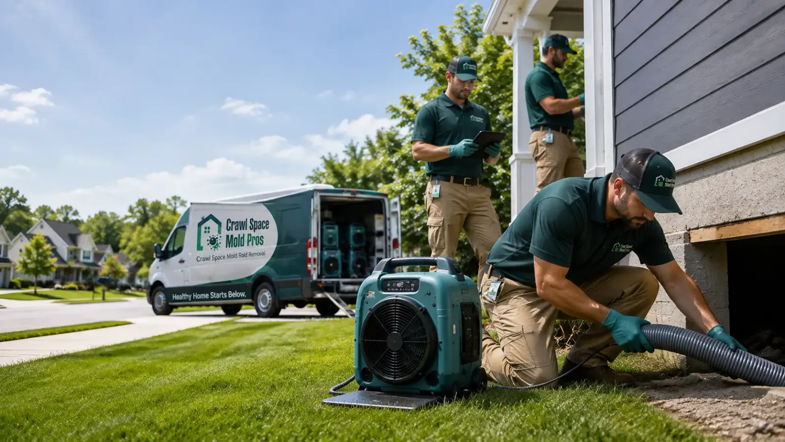 Crawl Space Mold Removal in Lake Odessa, MI